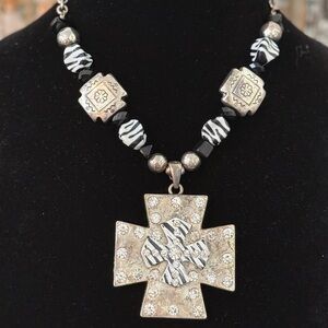 Maltese Cross Pendant Necklace